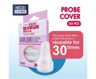 Nissei Ear Thermometer Probe Covers (20 Pieces Per Pack)